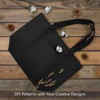 Canvas Tote Bag with Zipper Pocket