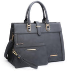 Flap Top Handle Satchel Bag