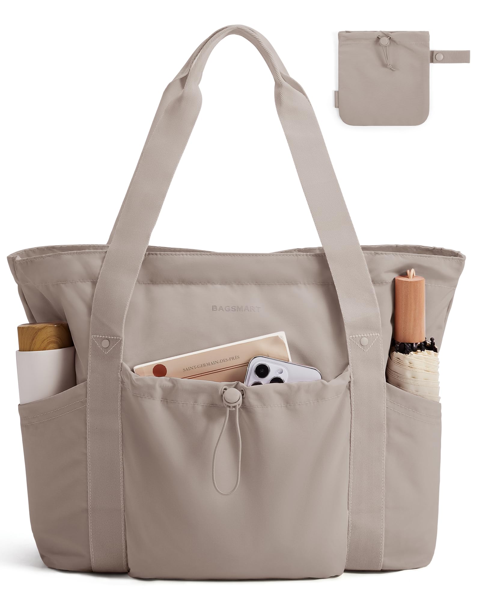 Foldable Drawstring Tote Bag