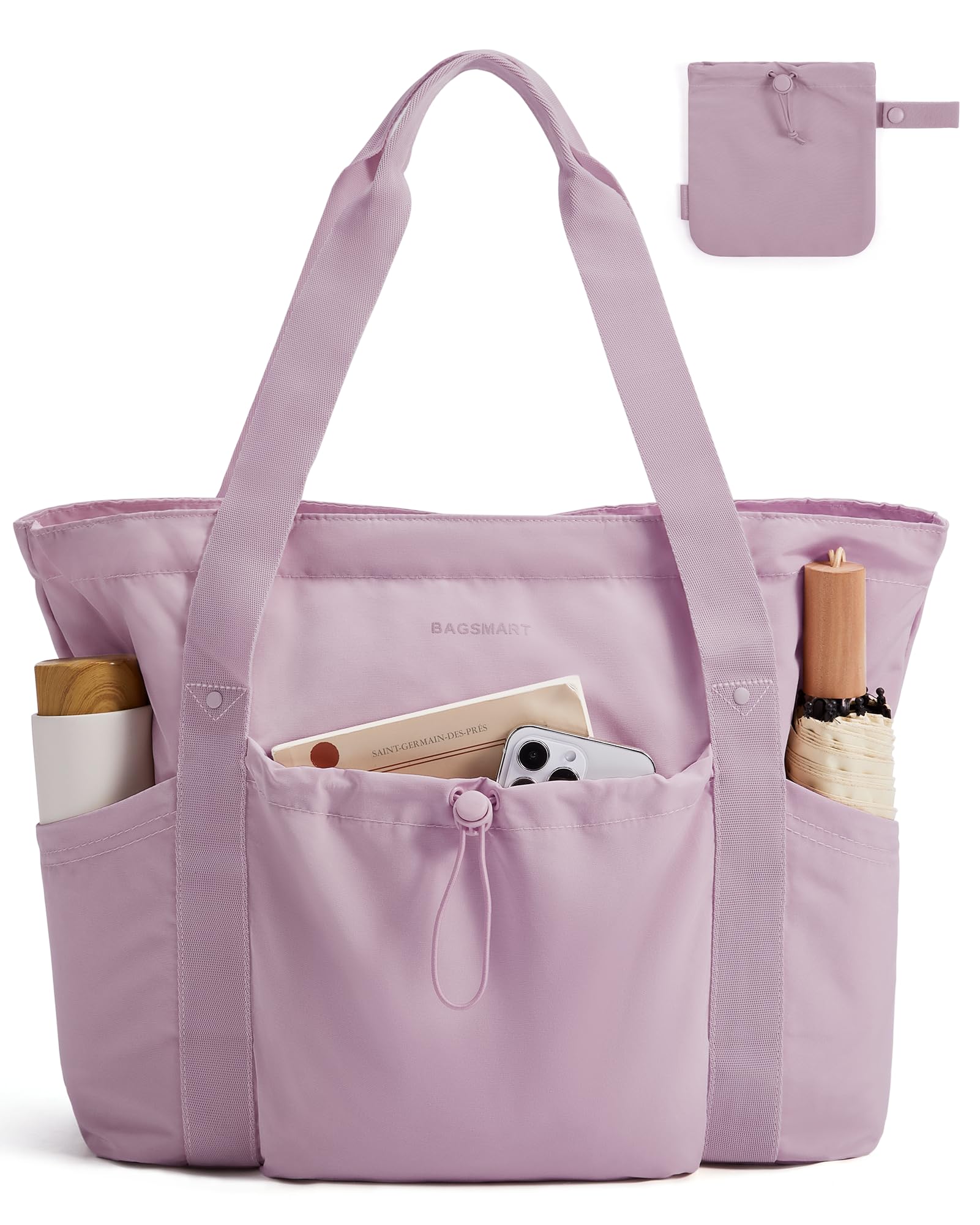 Foldable Drawstring Tote Bag