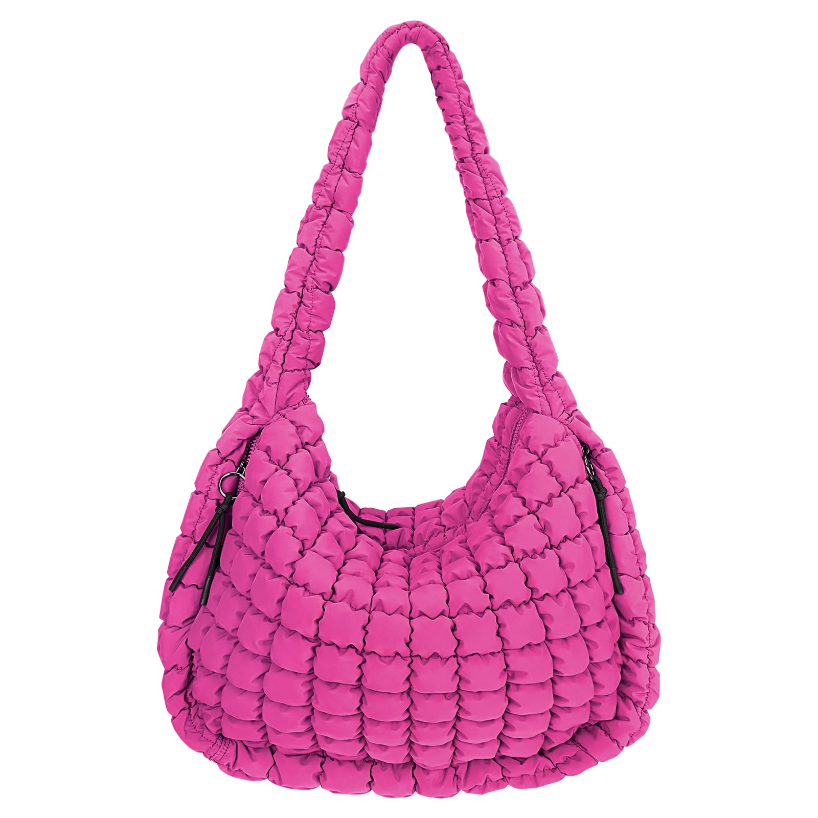 Large Quilted Puffer Tote Bag