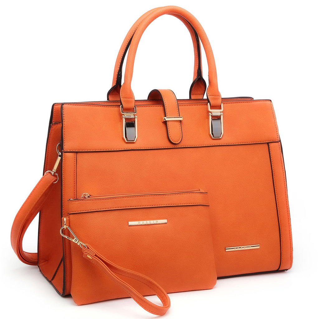 Flap Top Handle Satchel Bag
