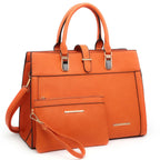 Flap Top Handle Satchel Bag