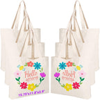 Blank Cotton Canvas Tote Bag Set