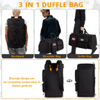 Expandable 3 in 1 Gym Duffle Bag