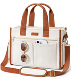 Canvas Work Tote Bag with 15 Pockets