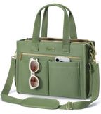 Canvas Work Tote Bag with 15 Pockets