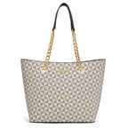 Chain Top Handle Tote Bag
