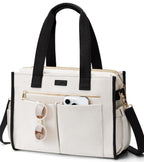 Canvas Work Tote Bag with 15 Pockets