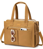 Canvas Work Tote Bag with 15 Pockets