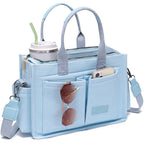 Canvas Tote Work Bag Large Crossbody Handbag