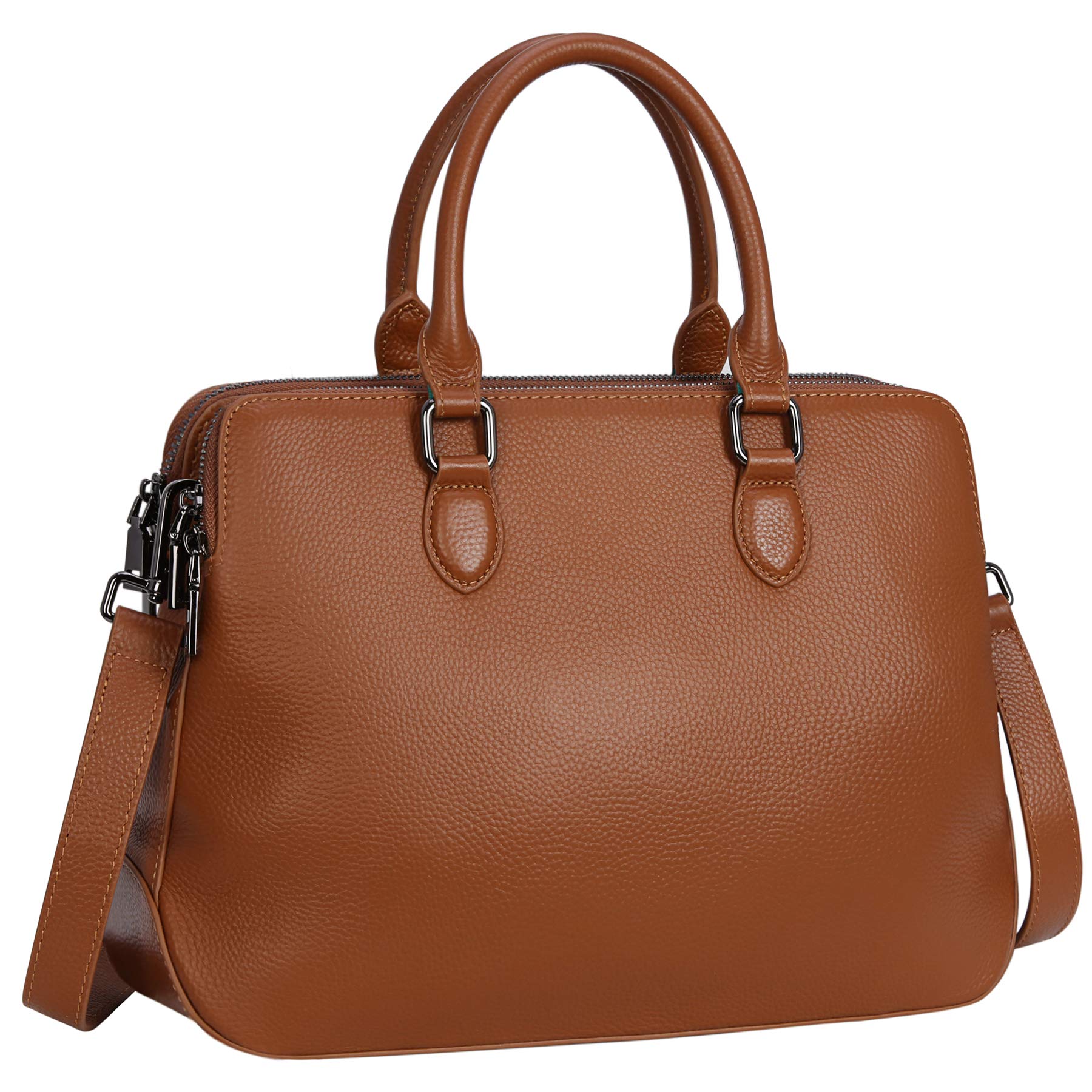 Genuine Leather Tote Crossbody Bag