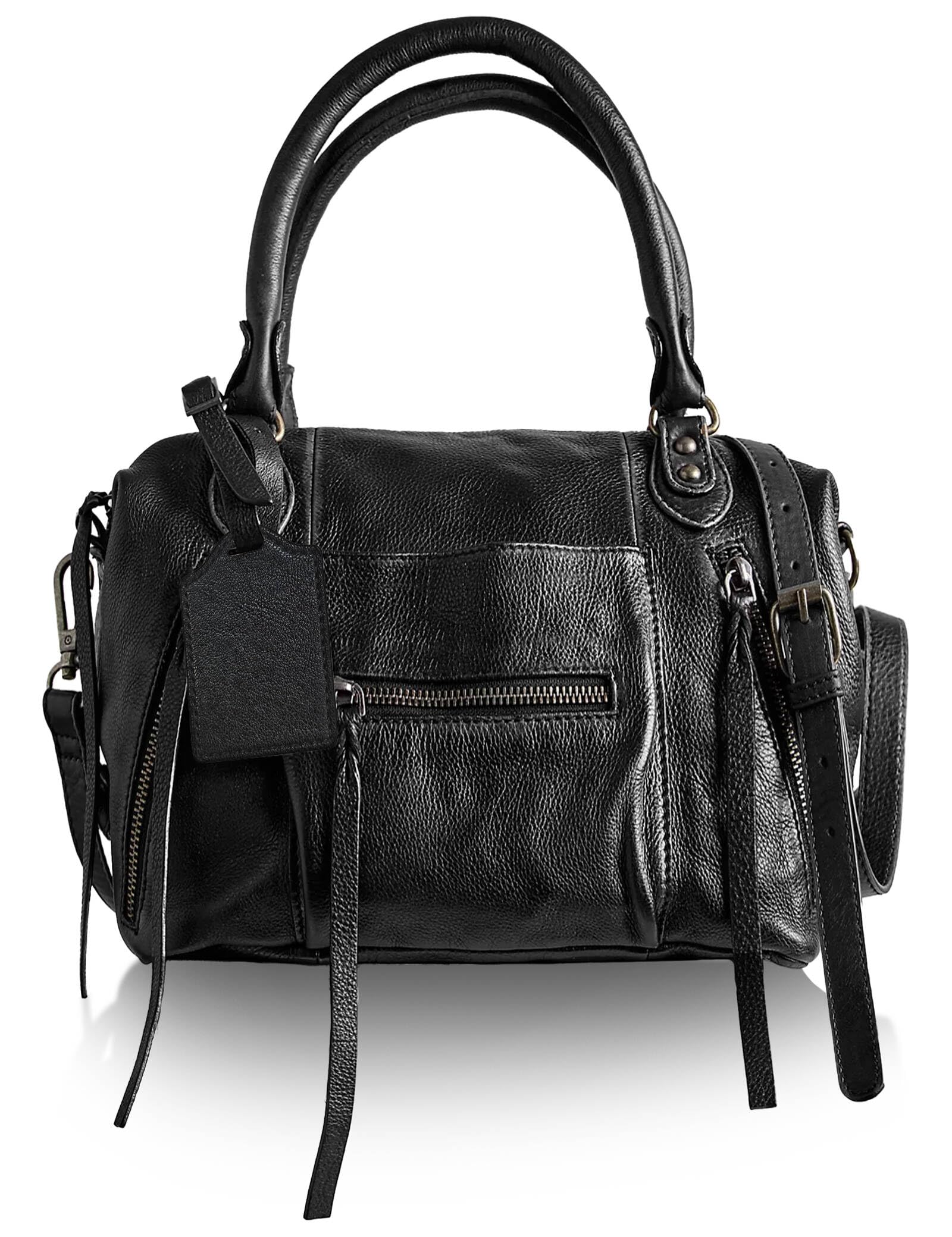 Mini Vegan Leather Tote Bag