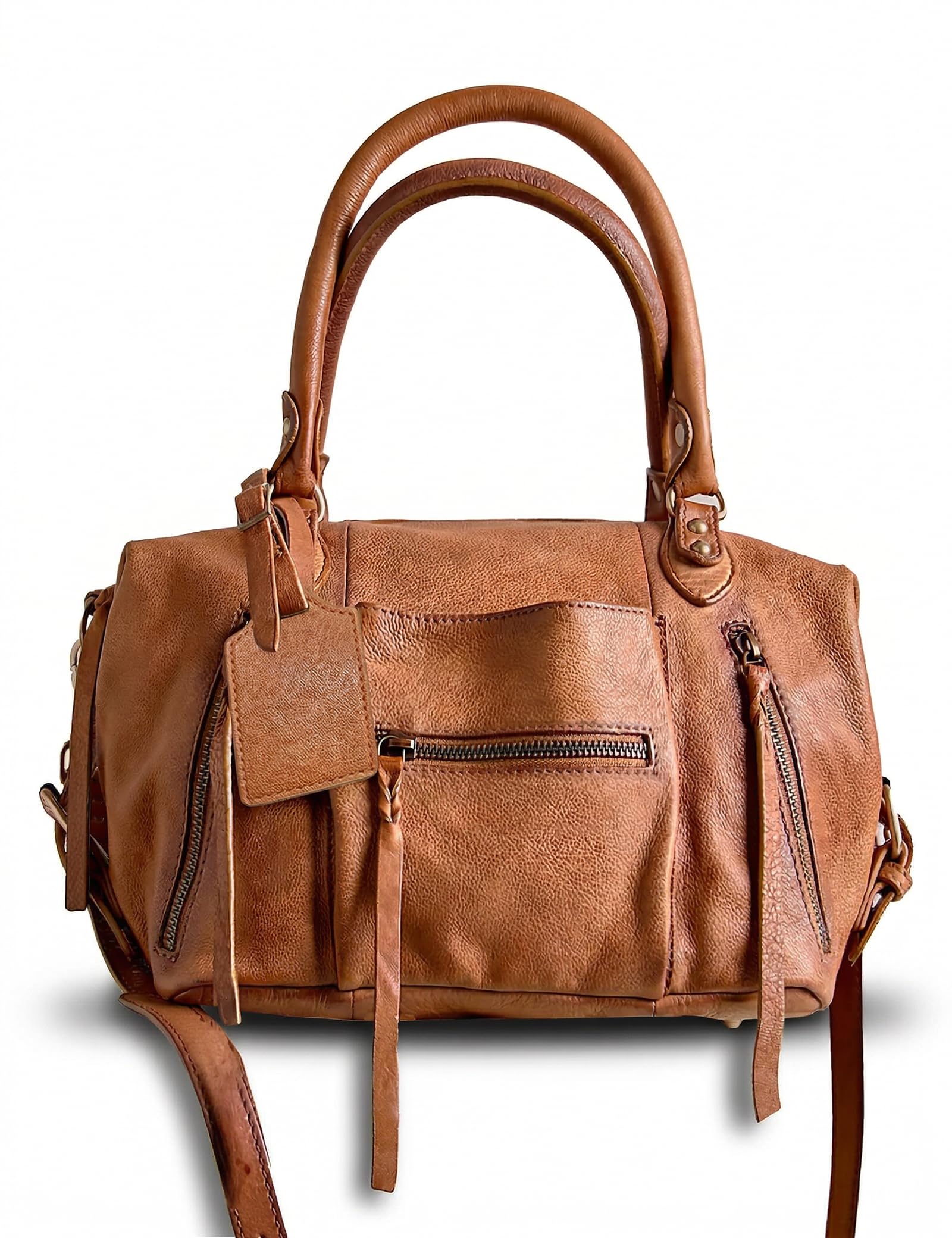 Mini Vegan Leather Tote Bag