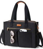 Canvas Work Tote Bag with 15 Pockets