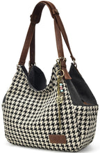 Canvas Embroidered Hobo Tote Bag