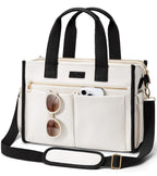 Canvas Work Tote Bag with 15 Pockets
