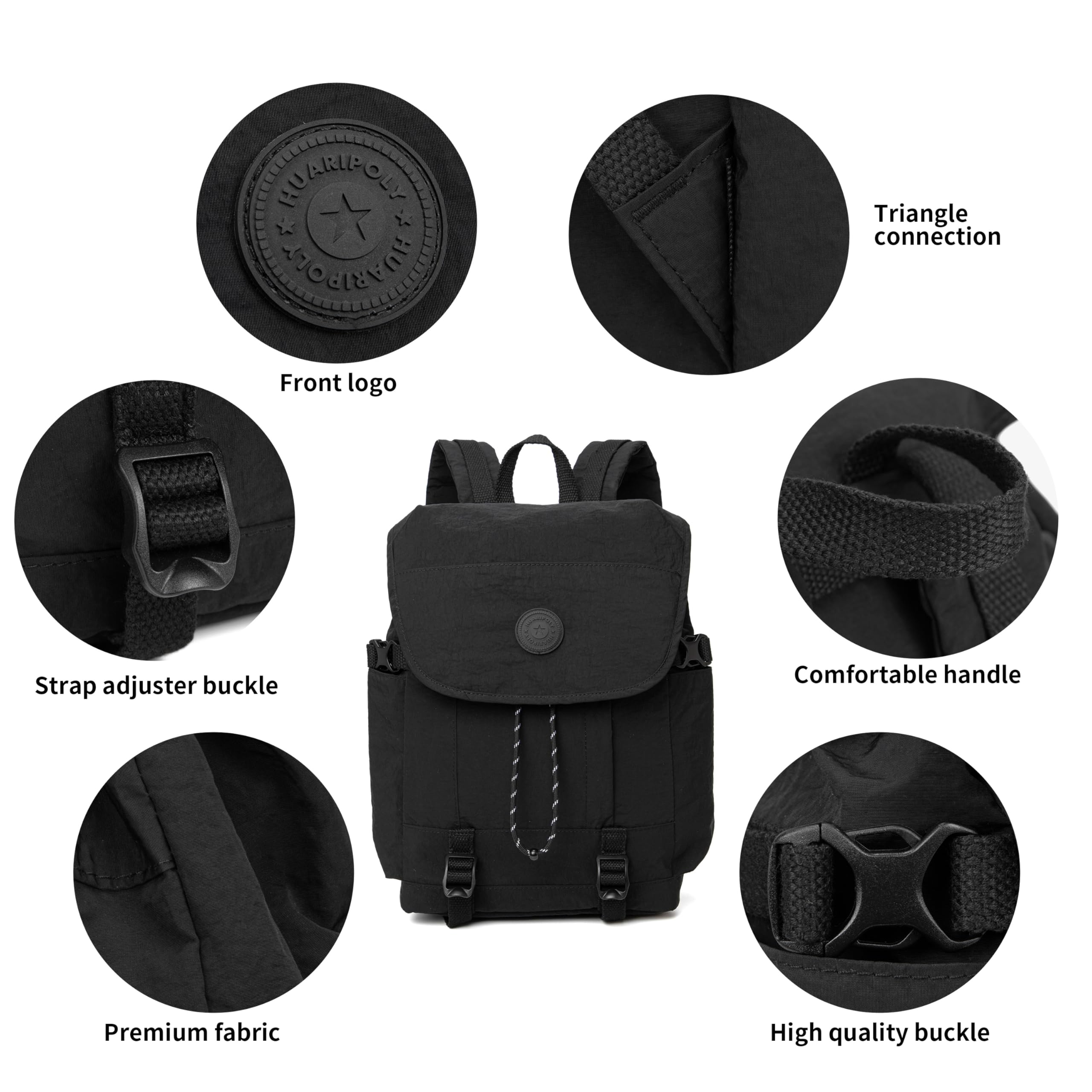 Lightweight Waterproof Drawstring Backpack