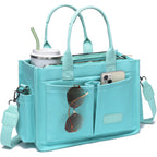 Canvas Tote Work Bag Large Crossbody Handbag