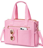 Canvas Work Tote Bag with 15 Pockets