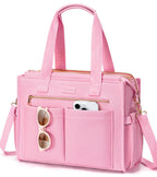 Canvas Work Tote Bag with 15 Pockets
