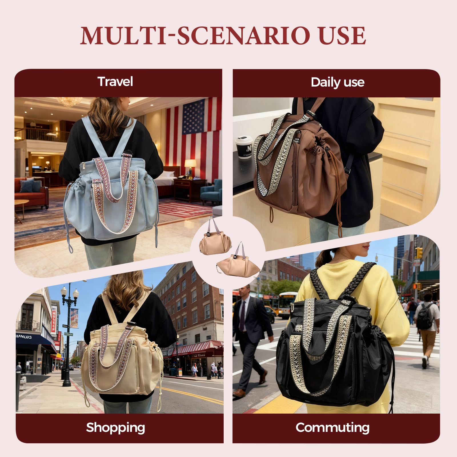 Essential Travel Organizer Tote Bag