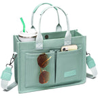 Canvas Tote Work Bag Large Crossbody Handbag