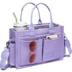 Canvas Tote Work Bag Large Crossbody Handbag